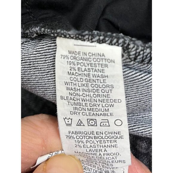 Prana Kayla high rise jeans washed black size 14R - Picture 8 of 8